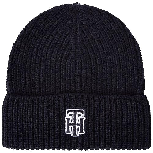 Tommy Hilfiger Damen Feminine PREP Beanie AW0AW14032 Gestrickte Mütze,...