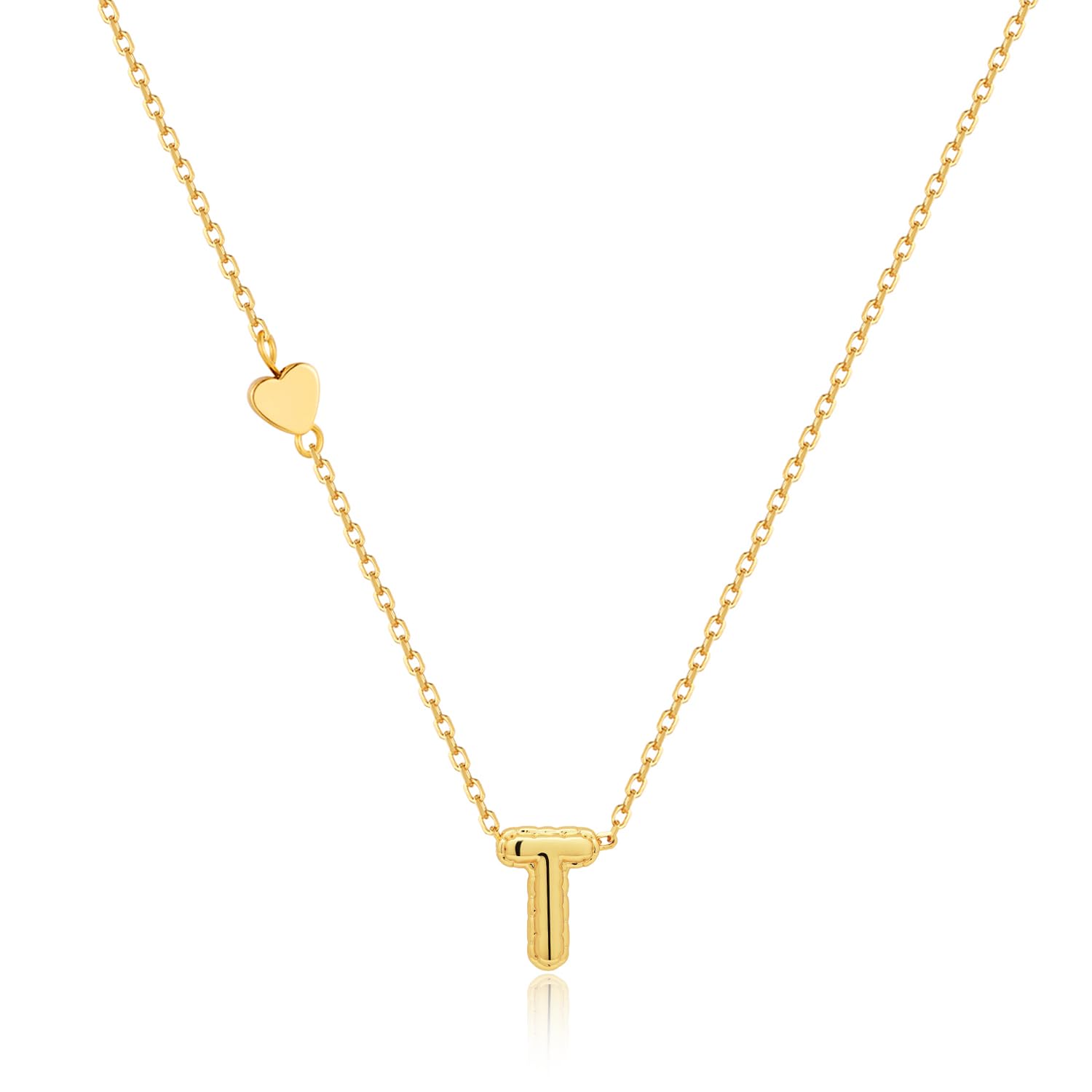 HolidayQbee Kette Buchstaben J Gold Halskette mit Buchstaben