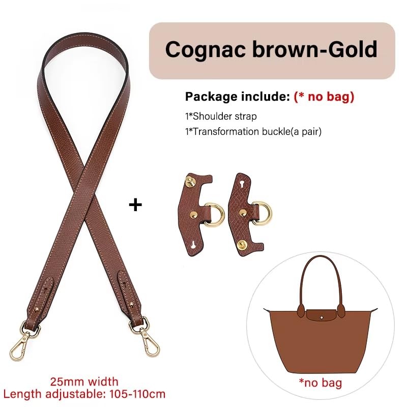 Image of Vachetta Leather Purse Strap Replacement for Longchamp Strap Kit