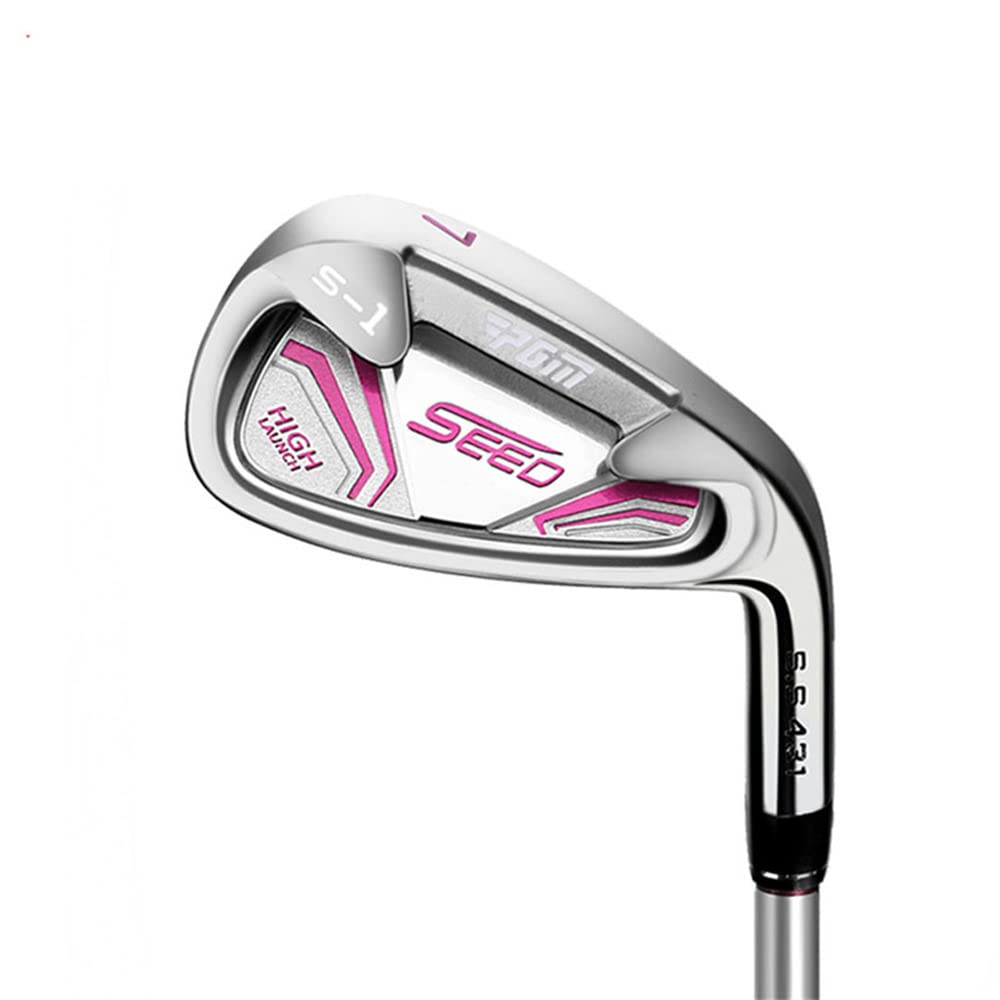 Ferri da golf per bambini - ferro da golf destro con albero in grafite, asta in acciaio inossidabile, ferri da golf 7#