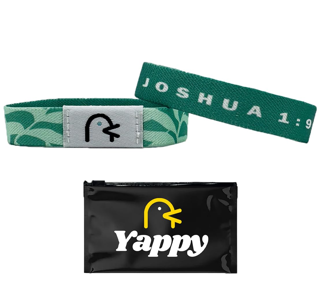 Yappy The Original Bible Verse Bracelets, Daily Bible Verse Bracelet for Personalized Daily Inspiration