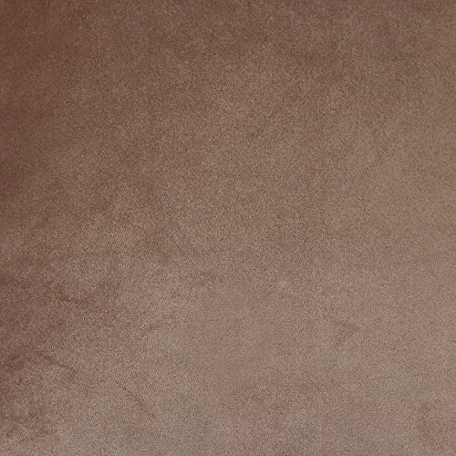 Housses de coussin en velours mat 43 x 43 cm résistantes moka
