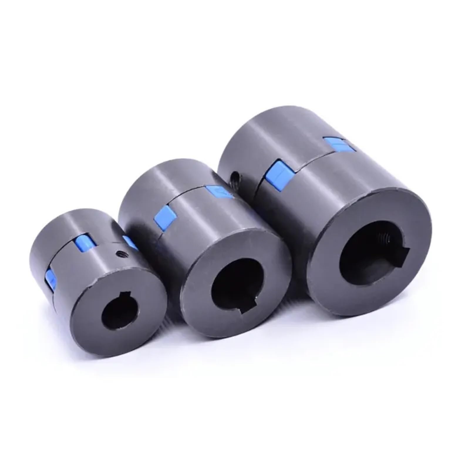 Compatible con acoplamiento de eje de tres mordazas L095 D53.5 L67: acoplador ciruela de alto par for aplicaciones CNC, de grabado y de motor.(16x30mm)