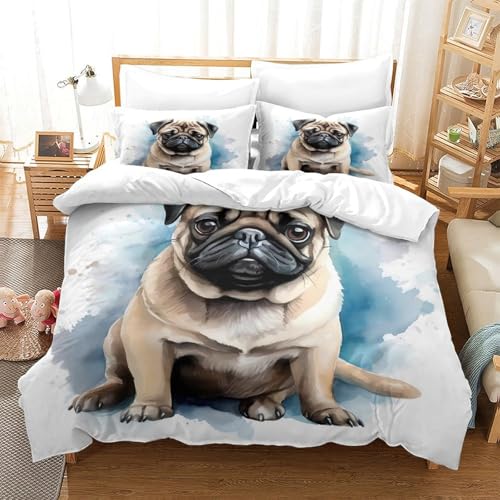 Housse de couette microfibre super douce pour peau sensible king