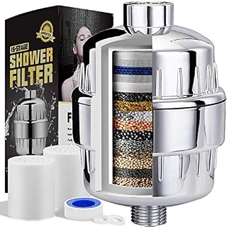 15 Stage Shower Filter with Vitamin C For Hard Water | Shower Filters