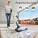 VIPSUN Cordless Vacuum Cleaner with Self-Standing, LED Screen Stick Vacuum Cleaners for Home, Lightweight Powerful Suction Vacuum, 6-in-1 Rechargeable Vacuum for Carpets, Pet Hair, Hardwood Floors