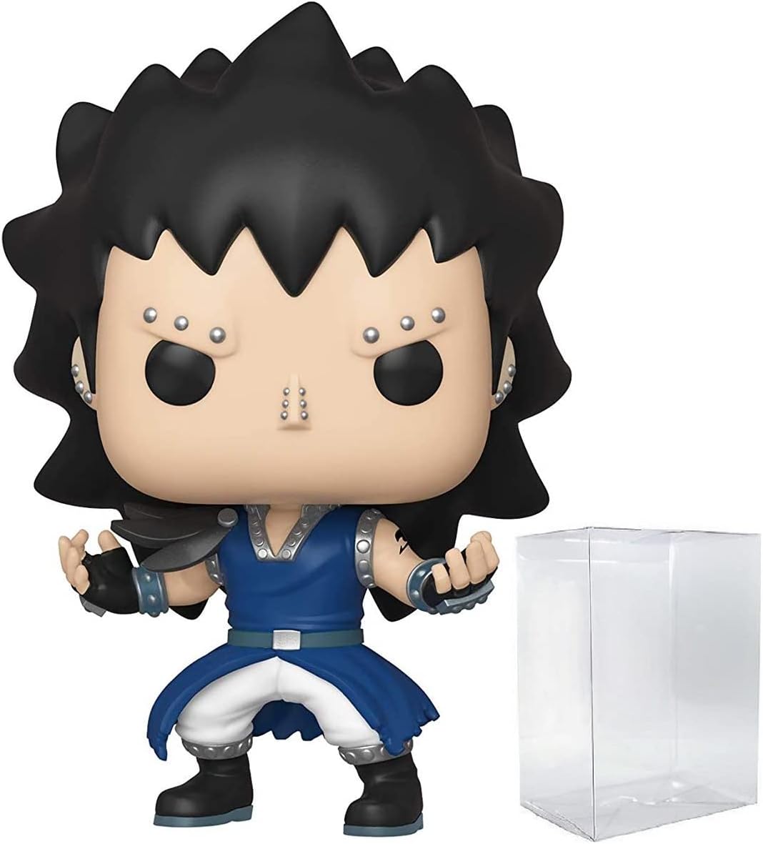 Fairy Tail - Gajeel Funko Pop! Vinyl Figure (Bundled with Compatible Pop Box Protector Case), Multicolored, 3.75 inches
