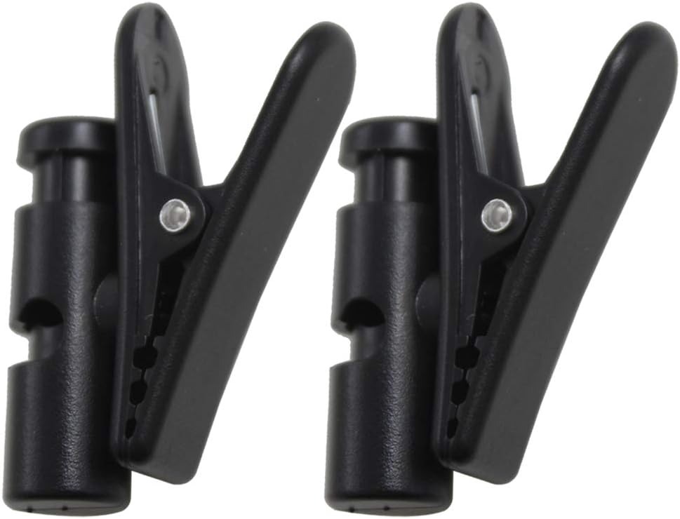 AOER2 Packs Cable Clip Clamp Hooks for Earpiece Headphone Earphone Earbud
