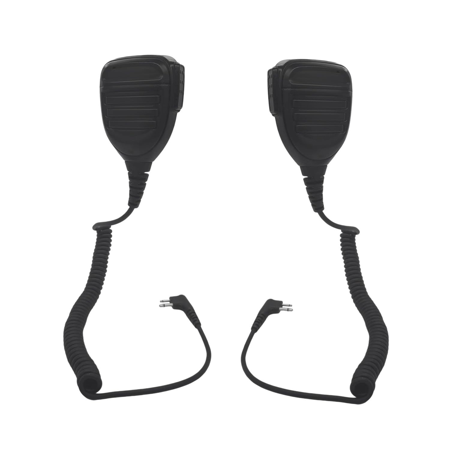 PZYPYM 2Pack IP56 Waterproof Radio External Mic Small Palm Hand Microphone 2 Pin Walkie Talkie Speaker Mic for Motorola rmm2050 cp200d rdu4100 cls1410