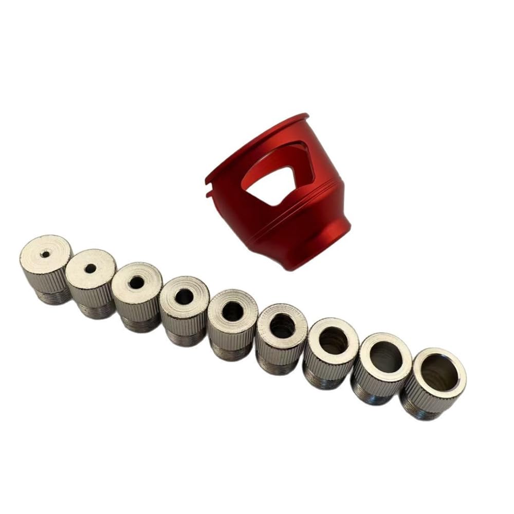 Vertical Drill Guide Doweling Jigs Kit 2-10mm/6,8,10mm Drill Positioning Aluminum Straight Angled Guide Locator Hole Puncher Too