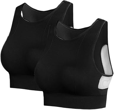 Amazon.com: Paquete de 2 sujetadores deportivos para mujer con espalda  cruzada para hacer ejercicio, yoga, gimnasio, ropa activa, sujetador : Ropa,  Zapatos y Joyería