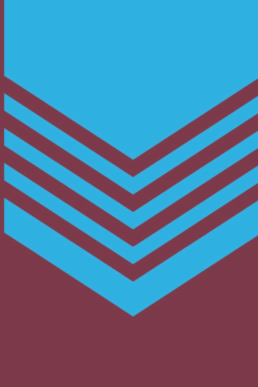 West Ham Retro Kit Journal Notebook (1970s inspired kit)