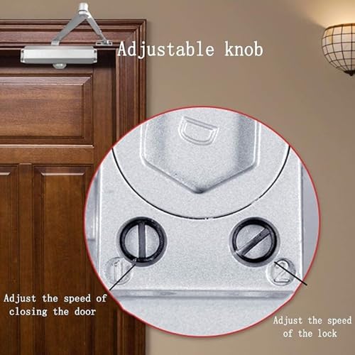 Cierrapuertas resistente de resorte hidráulico para puertas de 25-45 kg 3