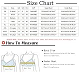 Flodxo Front Fastening Bras for Women UK Non Wired Floral Lace Bra Plus Size Front Button Wireless Bras Multipack 4 Pack Push Up Comfort Full Cup Bralette Wide Straps T Shirts Bra XL - Image 3