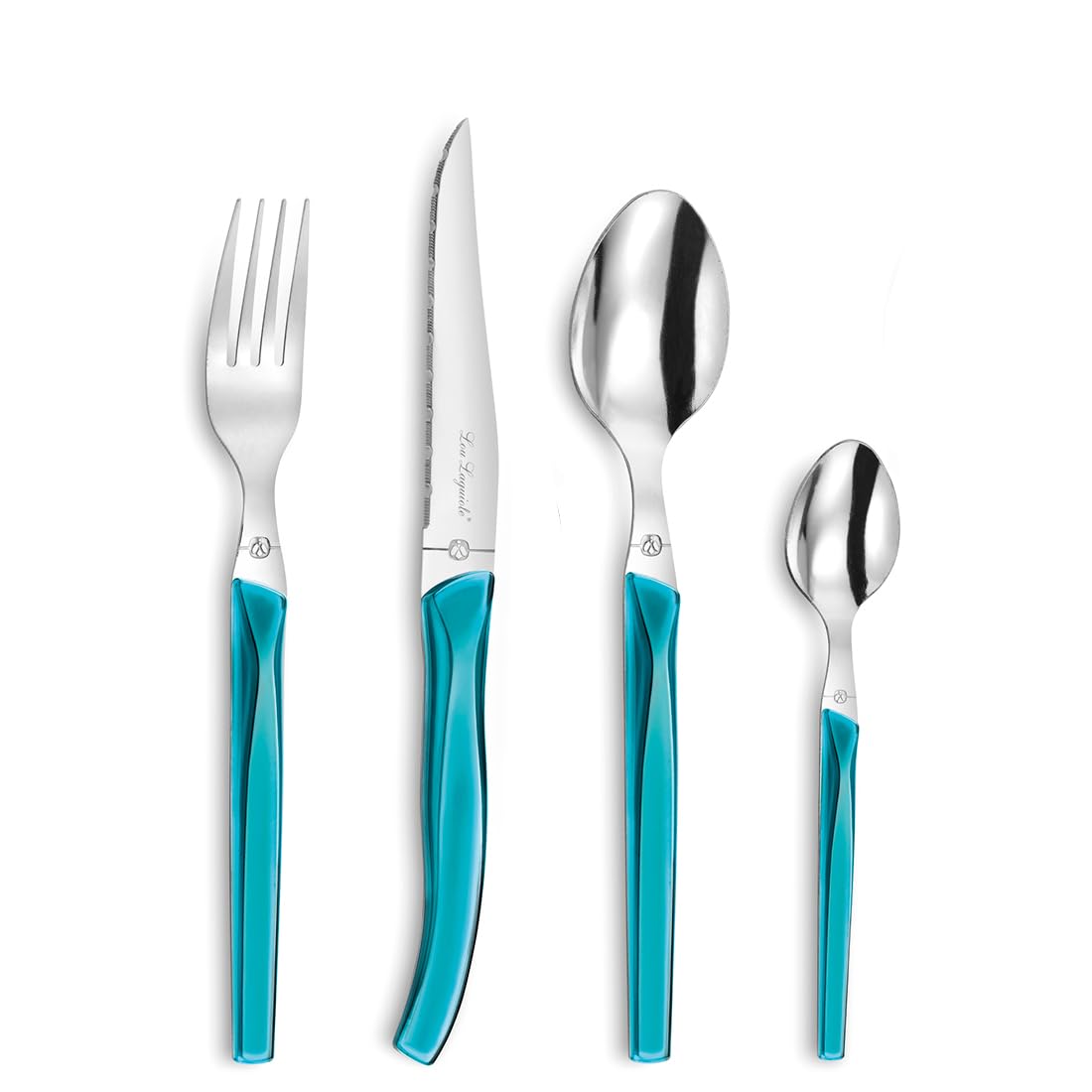 Set Posate 24 Pezzi Rising Sun - Acciaio Inox Grigio