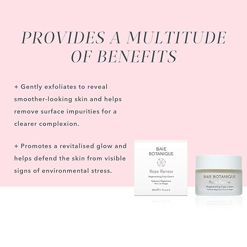 Miniatura 9 de Baie Botanique Crema facial antienvejecimiento 1.7 fl oz - Células madre vegetales - Agua de rosas, absoluto de rosas, aceite de semilla de rosa