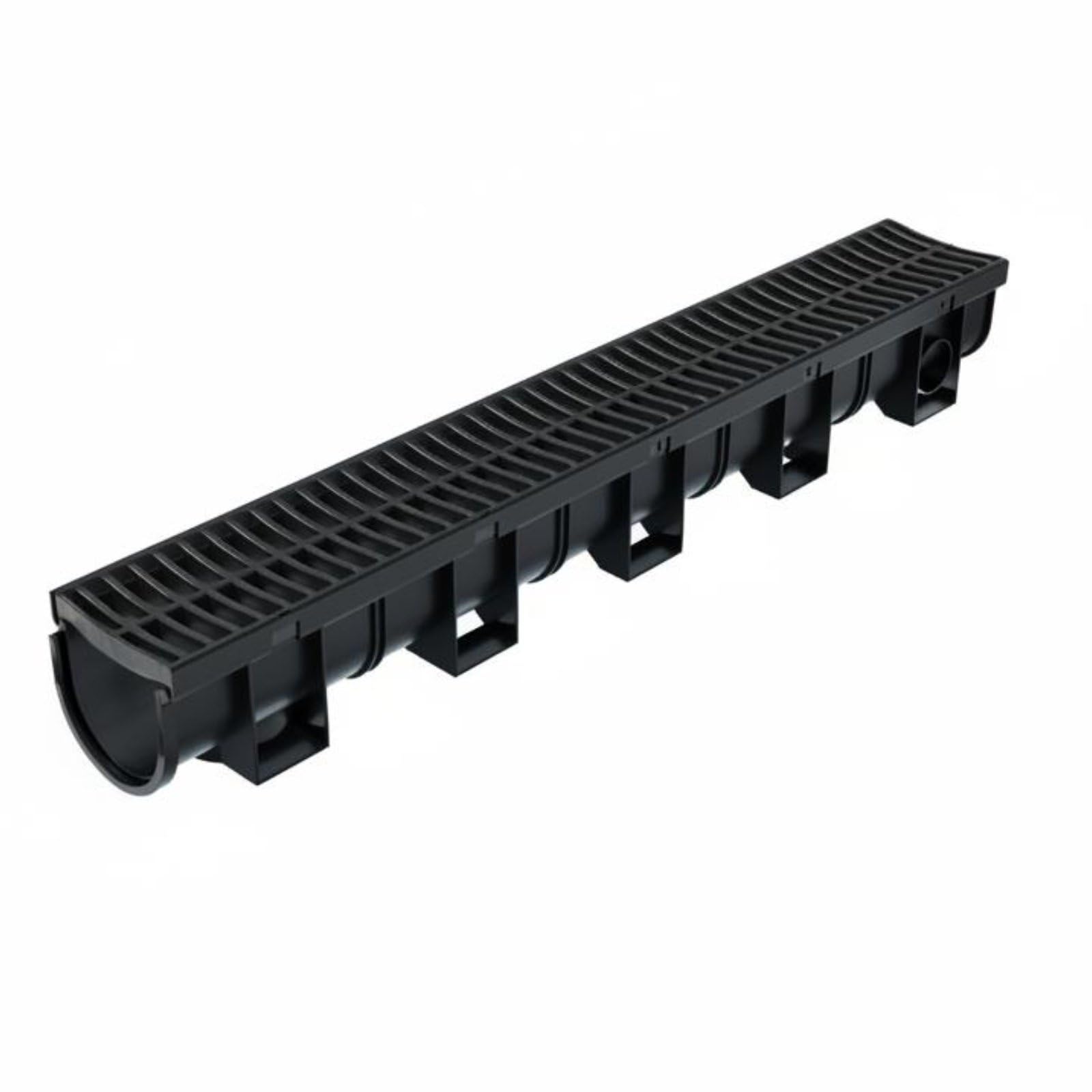 Stainless Steel U Channel Drain Composite Resin Concrete Linear Drain Channel ABS Drainage System Heavy Duty for Balcony, Outdoor, 100-100-1000mm, Hdpe Cover|Business & Industrial | Build-image-32