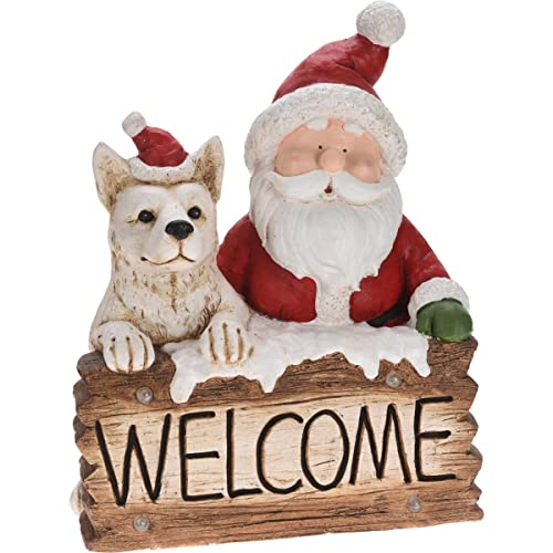 Home Styling Collection Welcome Decoración navideña con iluminación LED y música Cover