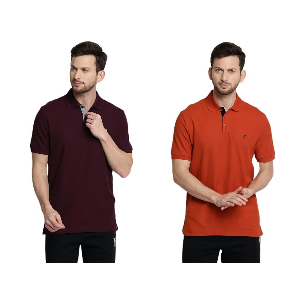 Van Heusen Men Athleisure Colour Fresh & Moisture Wicking Polo T-Shirt-picture-41