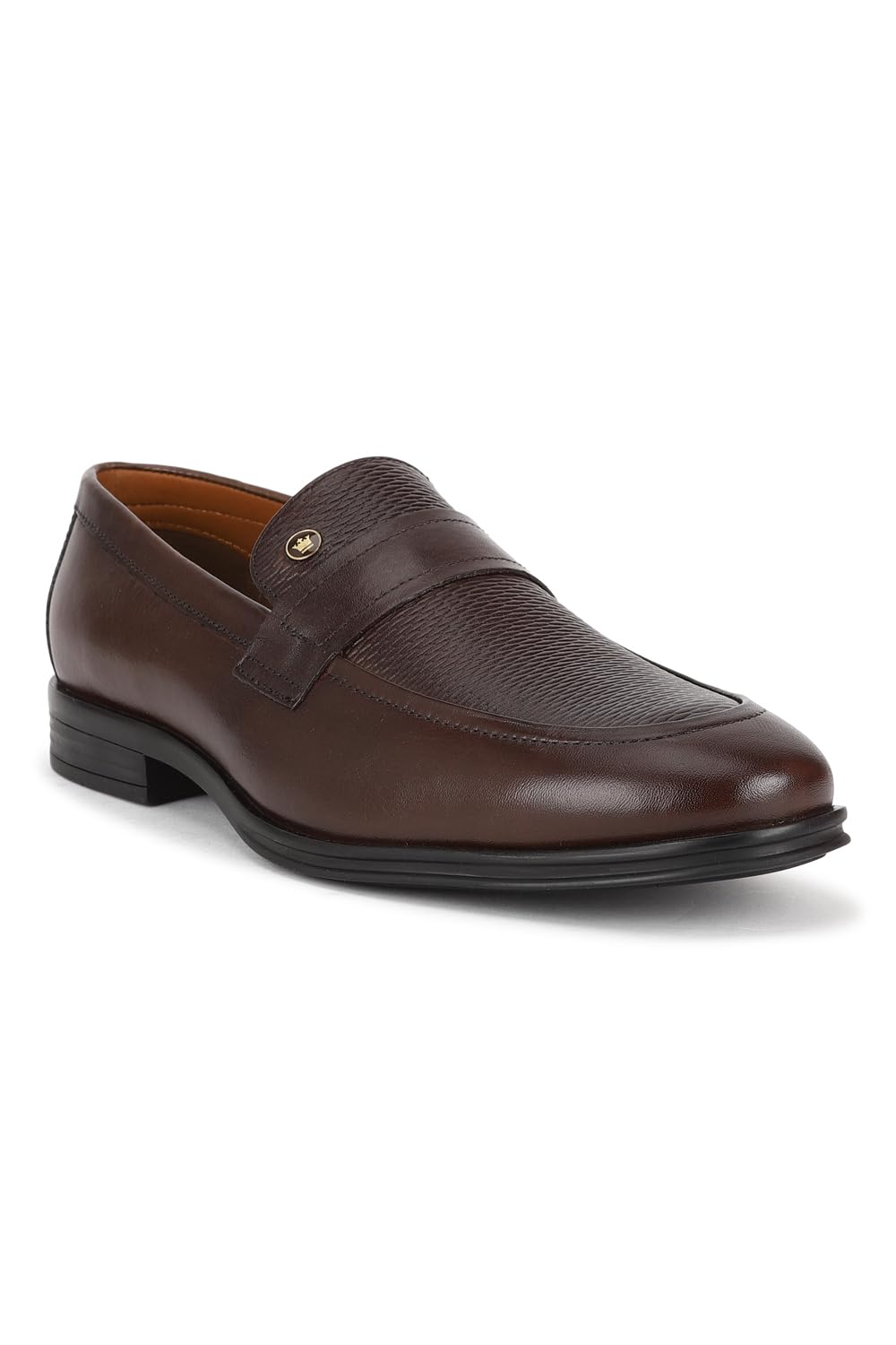 Louis Philippe Men Maroon Formal Leather Vegan Slip-ons (B0D5H5XKRL) Amazon Price History, Amazon Price Tracker