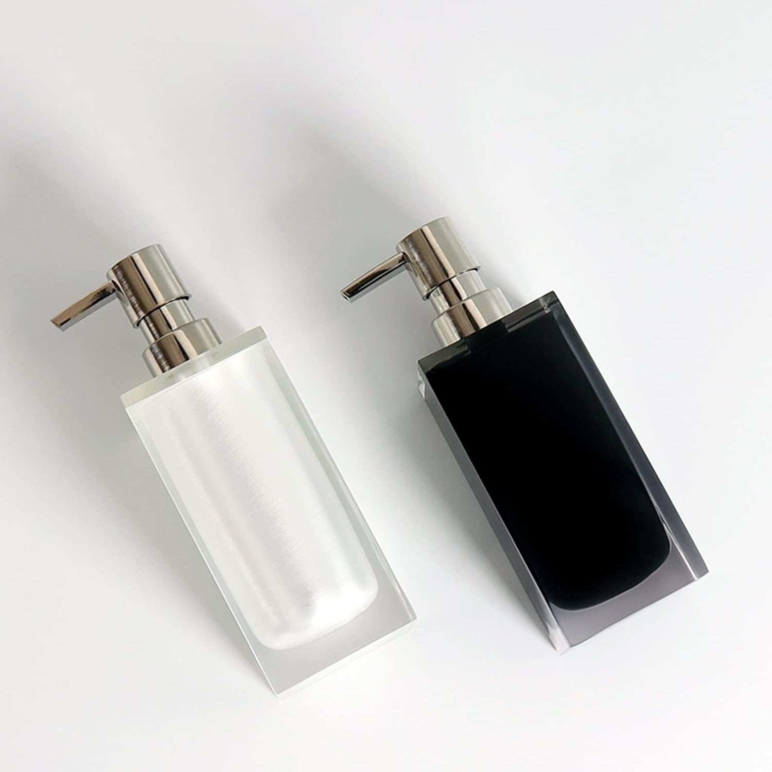 Soap Pump Dispenser Nordic Simple Soap Dispenser Shampoo Press Bottle Hotel Bathroom Decoration Supplies 400ML Lotion Bottle Bottles Dispenser (Color : Gris)