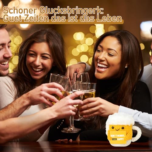 Pluvyze 2 Stück Bier Geschenke für Männer, Lustige geschenke für männer,Kleine Geschenke für Männer