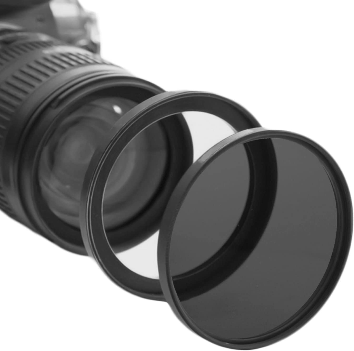 Anneau Adaptateur 77mm à 82mm - Anneau Élévateur Pour Filtres Photo - Aluminium Anodisé Noir Pour Objectifs Reflex