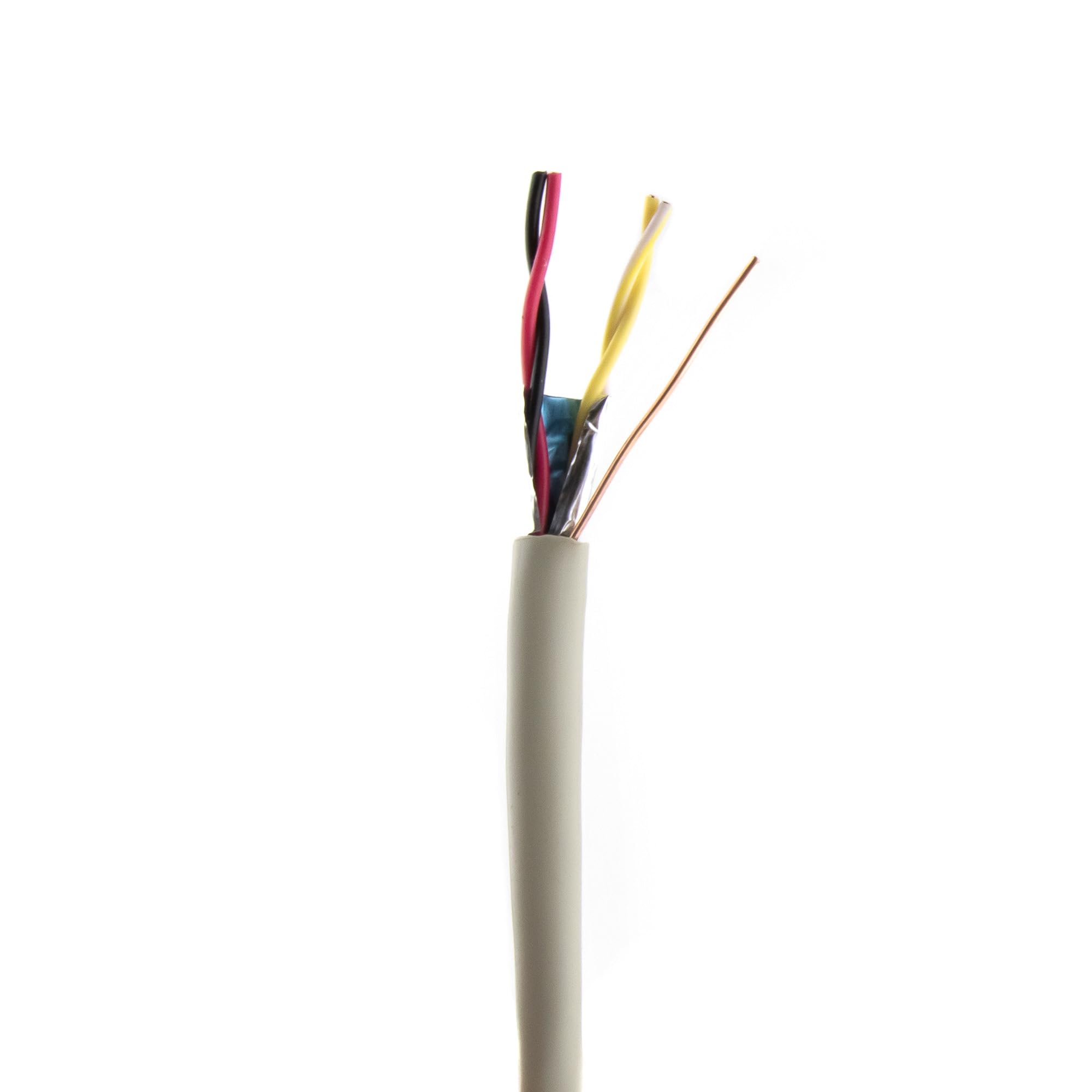 Kabel telefoniczny 2 x 2 x 0,6 mm J-Y(ST) Y 25 m okrągły do montażu podtynkowego, 4-żyłowy