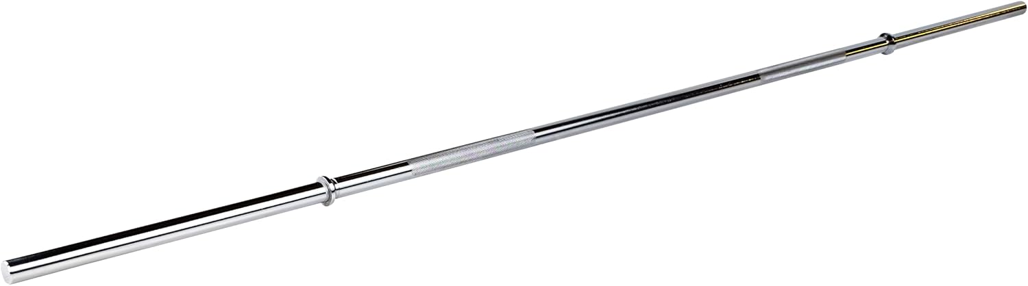 Body-Solid Standard Barbell - Ideal for Squats, Deadlifts, and Rows - Suitable for Home & Commercial Gym - Perfect for Standard Weight Plates