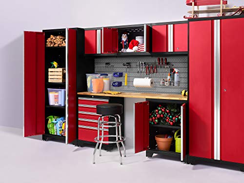 Newage Products Pro Series Red 14 Piece Set, Garage Cabinets, 52343 #TOP2