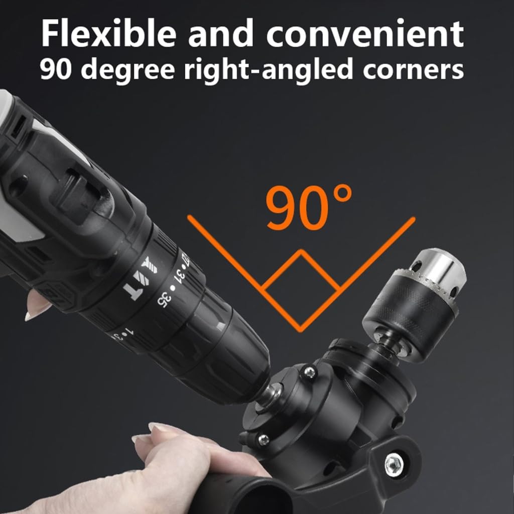 Adaptateur de foret de tournevis à tête rotative multifonction pour les amateurs de bricolage