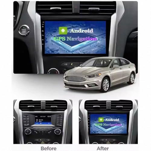 Radio de Coche Ford Mondeo 5 GPS Evita Multas con Manos Libres 2