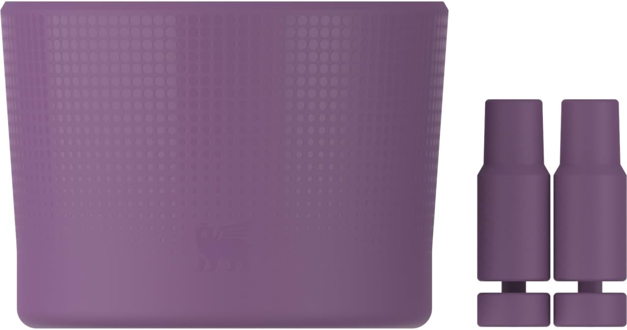Quencher Straw Bottom Cover Set for 20oz/30oz (Dark Lilac)