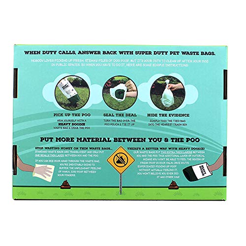 Paws/Alcott Heavy Doodie Ultra-Thick Dog Waste Bags 100Ct #TOP3