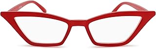Red Funky Cat Eye Reading Glasses Women to Look Stylish with High Vision - Sturdy & Durable Womens Reading Glasses - Comfortable For All Face Shape Readers Glasses Women - Reading Glasses Women 1.0