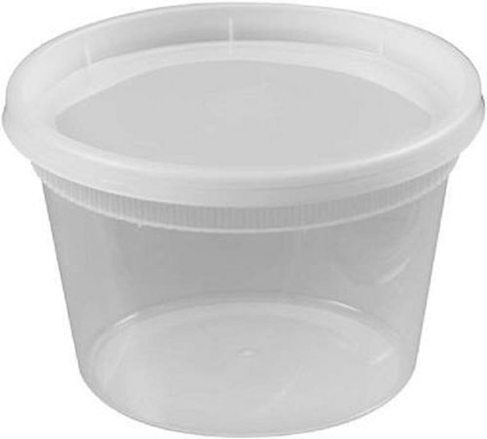 Deli Food Storage Containers with Lids, 16 Ounce (240 Count)