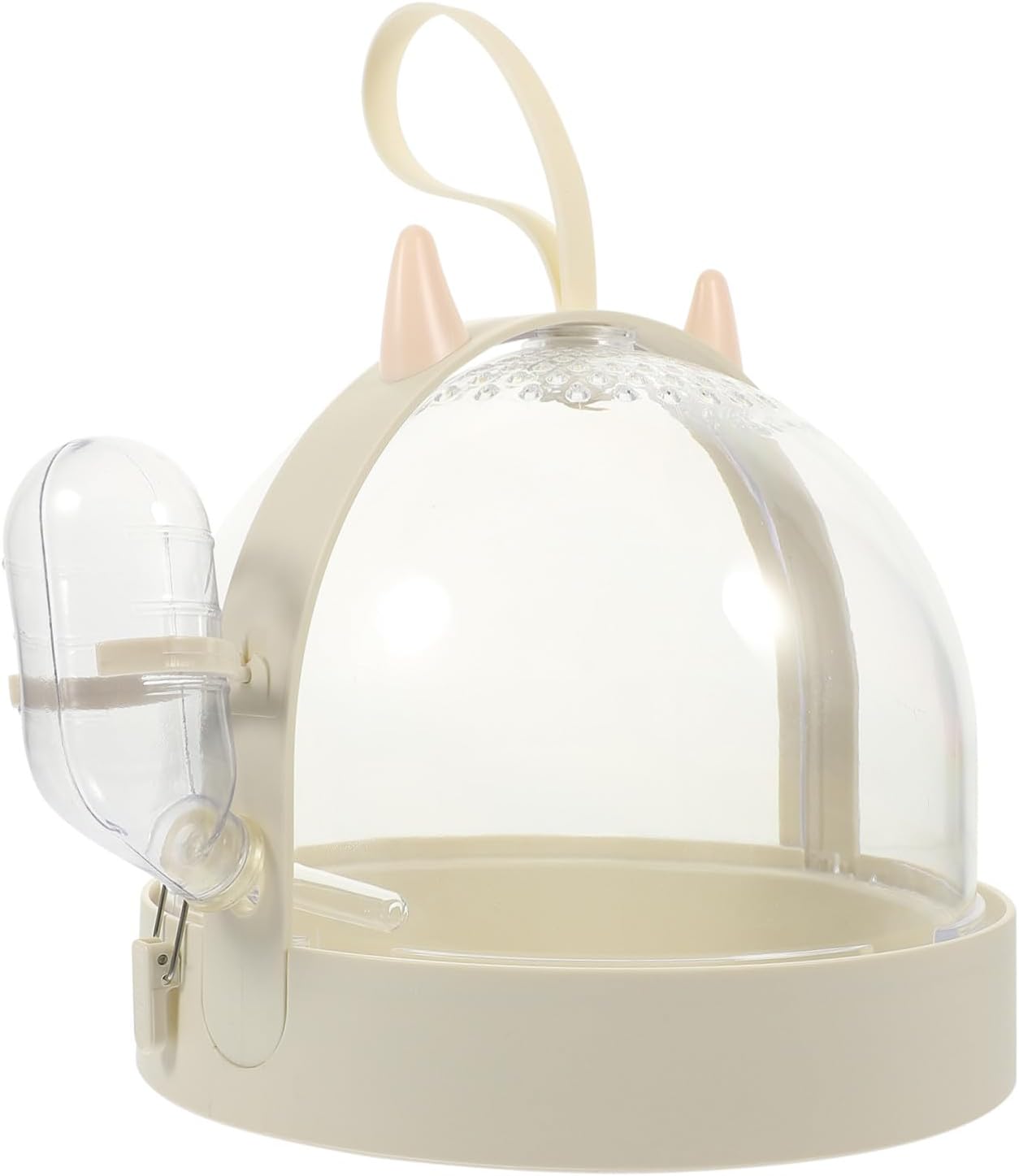 ORFOFE Portable Hamster Travel Box Small Pet Cage Handheld Carrier for Hedgehogs Rabbits Sugar Gliders Easy-Clean Animal Container for Outdoor Use