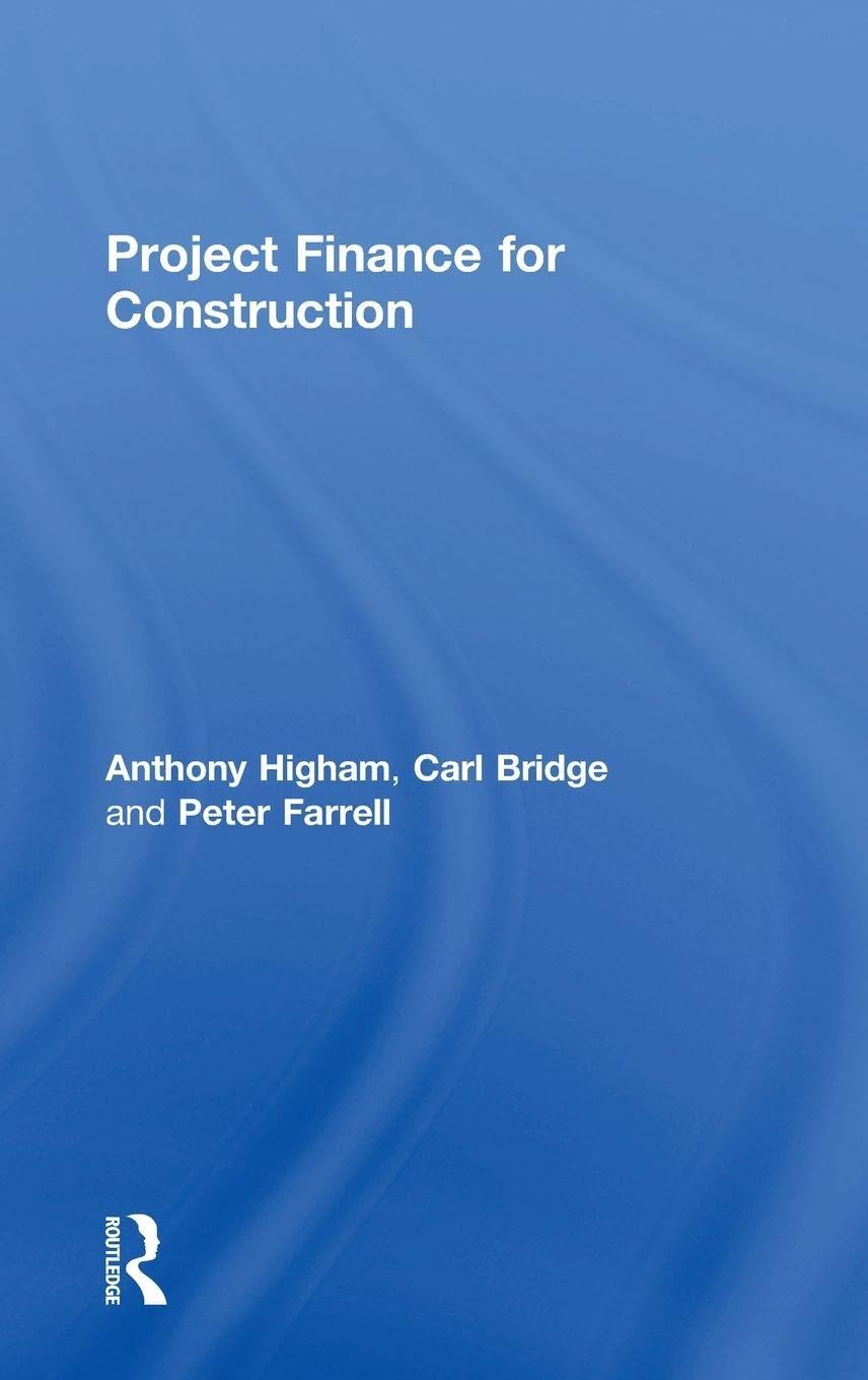 Buy Project Finance for Construction — BookShops.in