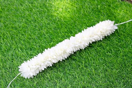 Artificial Flower for Indian Classical Dance, Hair Accessory Wedding,Reception Party for Womans. Washable and Reusable Flower.1 Feet (AD:0020)