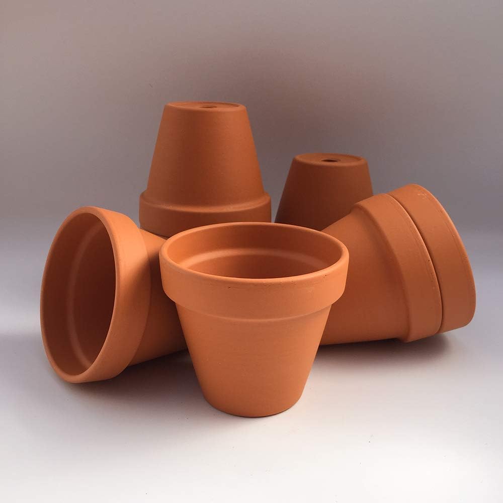 Weston Mill Pottery [LT9] Terracotta Long Tom plant pots (pack of 10) 9