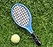 1 Set Blue and Green 1/12 Miniature Tennis Racket Racquet Dollhouse Accessories，Mini Tennis Racket，Dollhouse Décor,Toy Tennis Racket