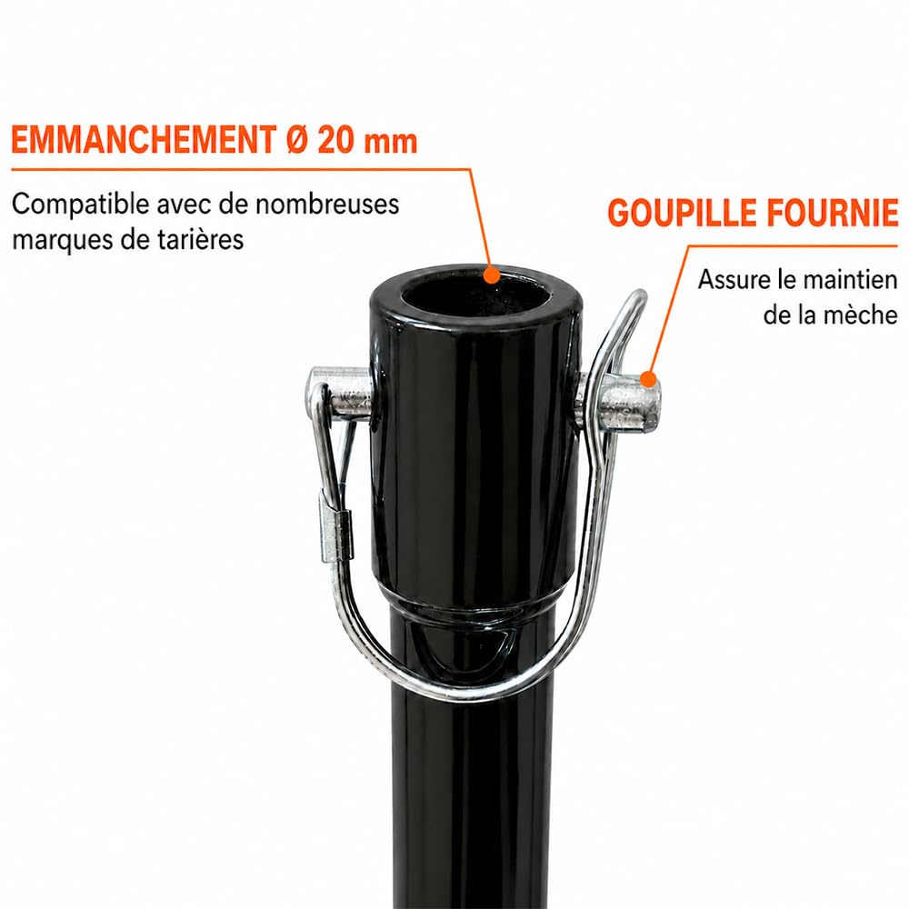 GT Garden Mèche Ø 200 mm pour tarière Thermique