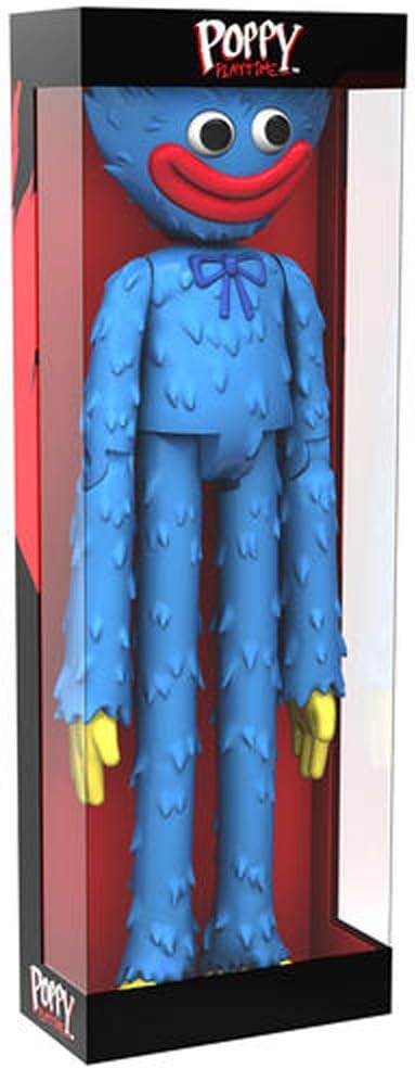 Poppy Playtime - Huggy Wuggy Deluxe Face-Changing Action Figure (12" Tall, Series 1) [Officially Licensed]
