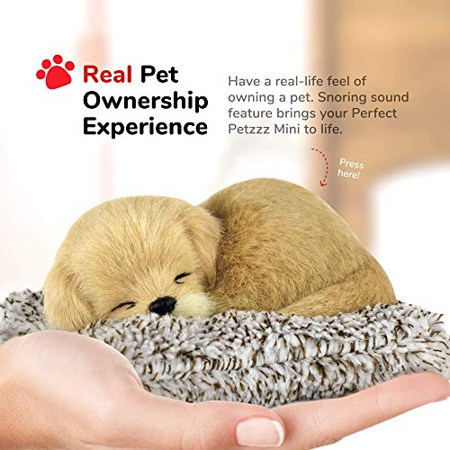 Perfect Petzzz Minis Baby Golden Retriever, Realistic, Life-Like Stuffed Interactive Plush Toy, Electronic Pets, Companion Pet Puppy With 100% Handcrafted Synthetic Fur – Perfect Petzzz Minis #TOP3
