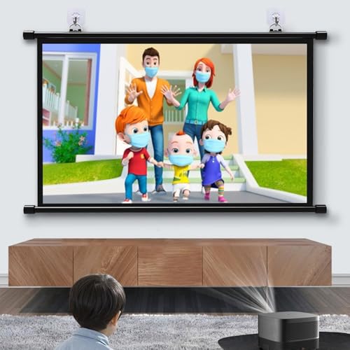 Pantalla de proyección manual 60" 16:9 HD portátil