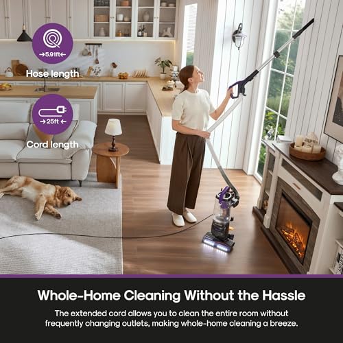 Eureka FlexReach Vacuum Cleaners for Home, Lift-Away, NEU651PL - image 7