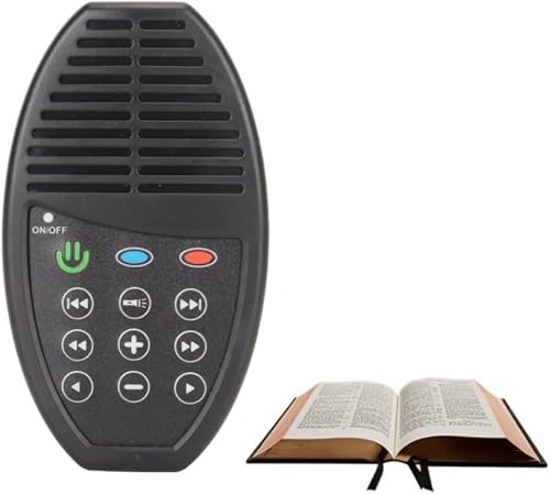 Reproductor de audio bíblico con batería de 350 mAh de capacidad 4G, lector solar de Biblia, sonido de alta fidelidad ajustable para estudiantes de