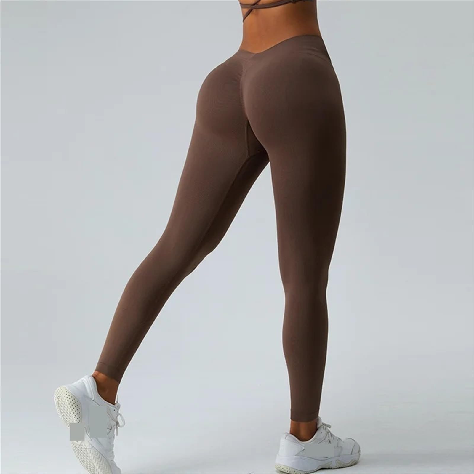 Legging de Sport Femme Pantalons de Yoga for Femmes, Leggings de Sport de Fitness sans Couture, Fesses(Black,M)