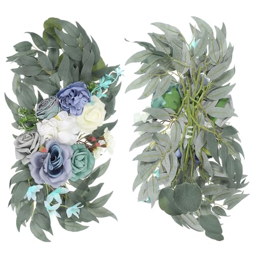 Fleurs d'arche de mariage en soie pour panneau sans flétrir