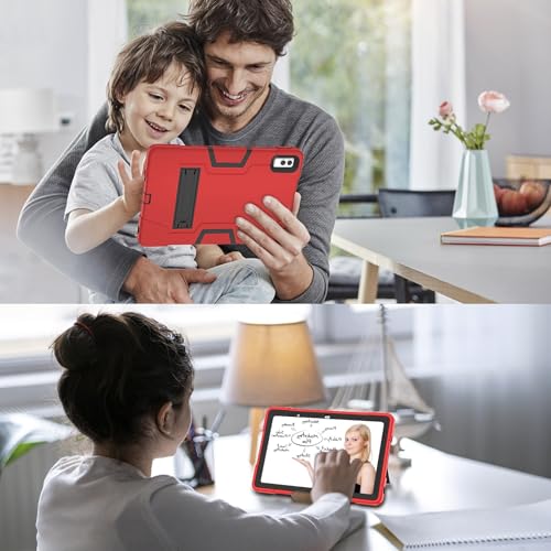 Coque antichoc Lenovo Tab M10 5G avec angles renforcés rouge